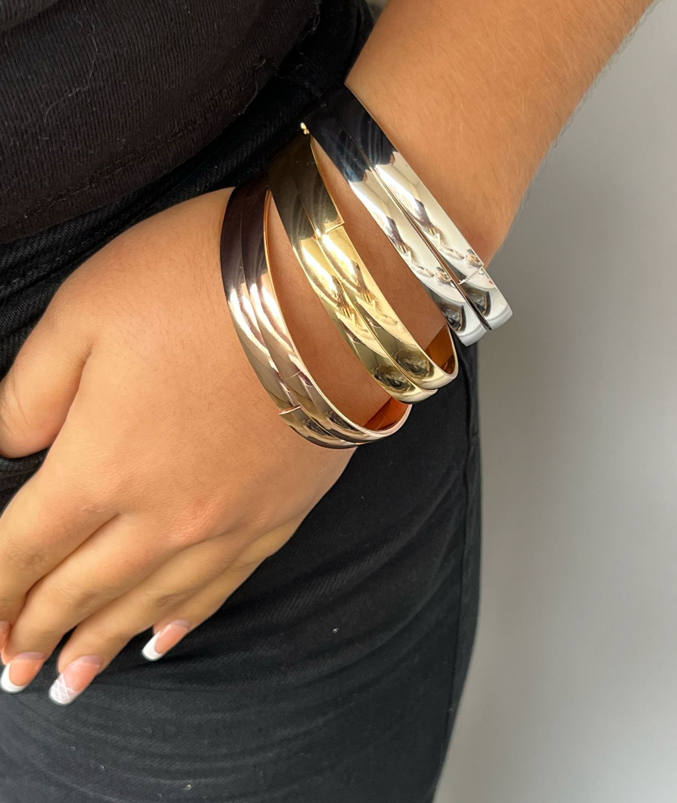 Gray helmet for bikers