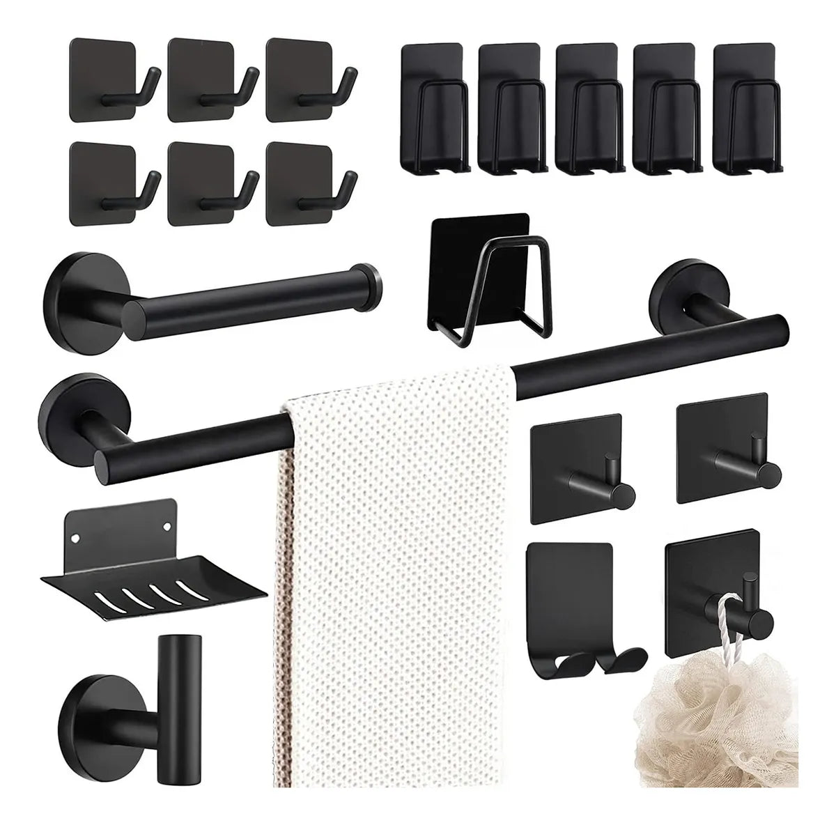 Juego Sets de Accesorios Para Baño Inoxidable