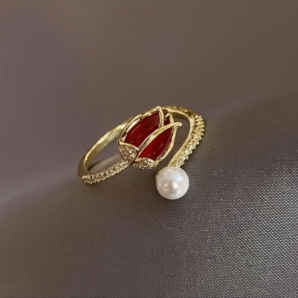 Anillo Flor Tulipán
