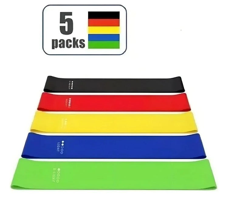 Bandas de Resistencia X5 PZ Yoga Pilates