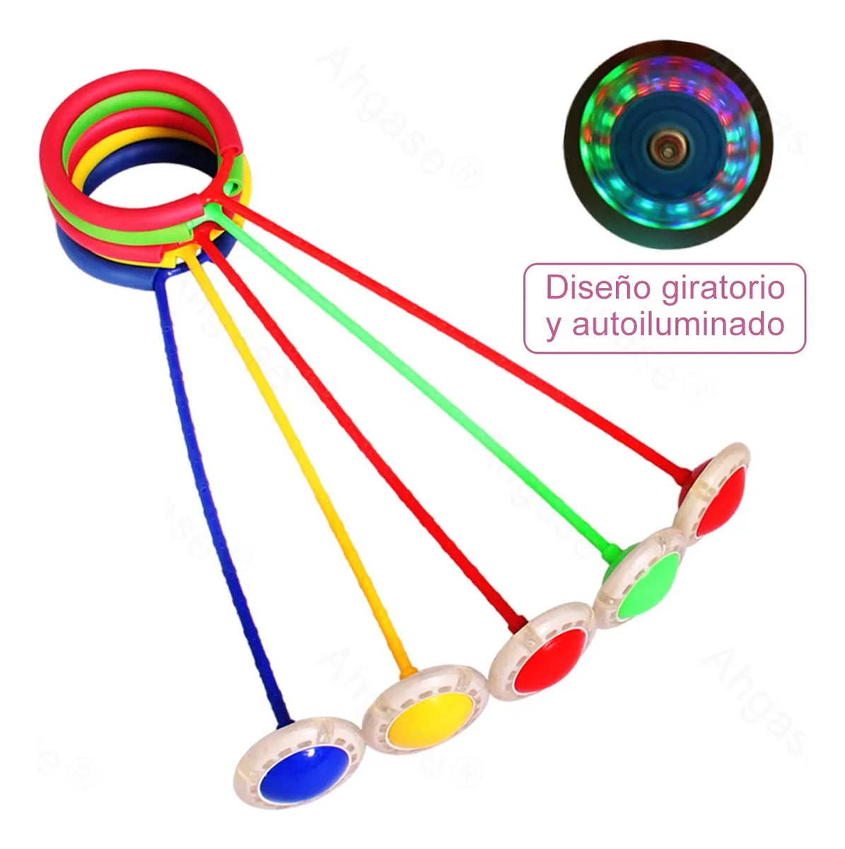 Juguete Saltarín Giratorio Hula Hula Pie