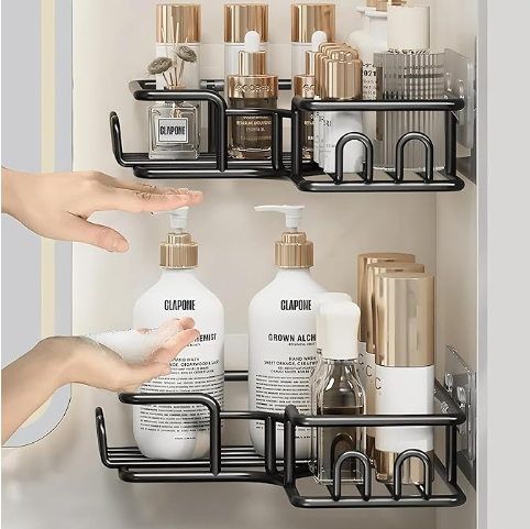 Organizador de Baño Adhesivo de 4 Piezas