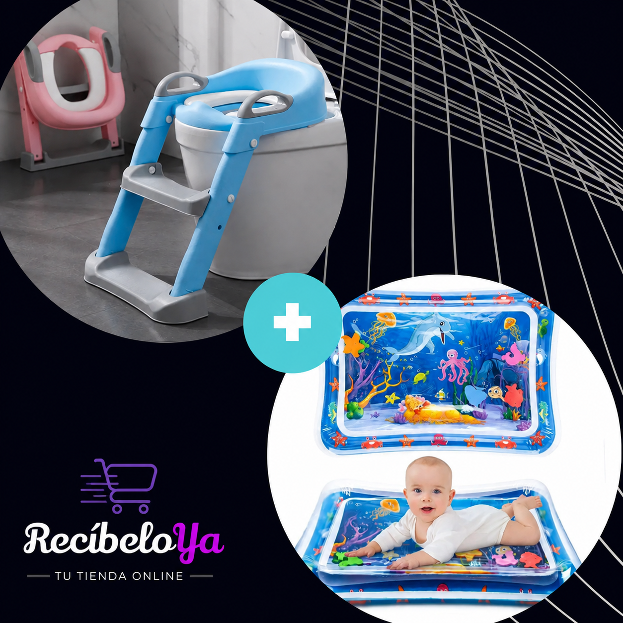 Combo: Escaleras Bebes + Tapete Infantil