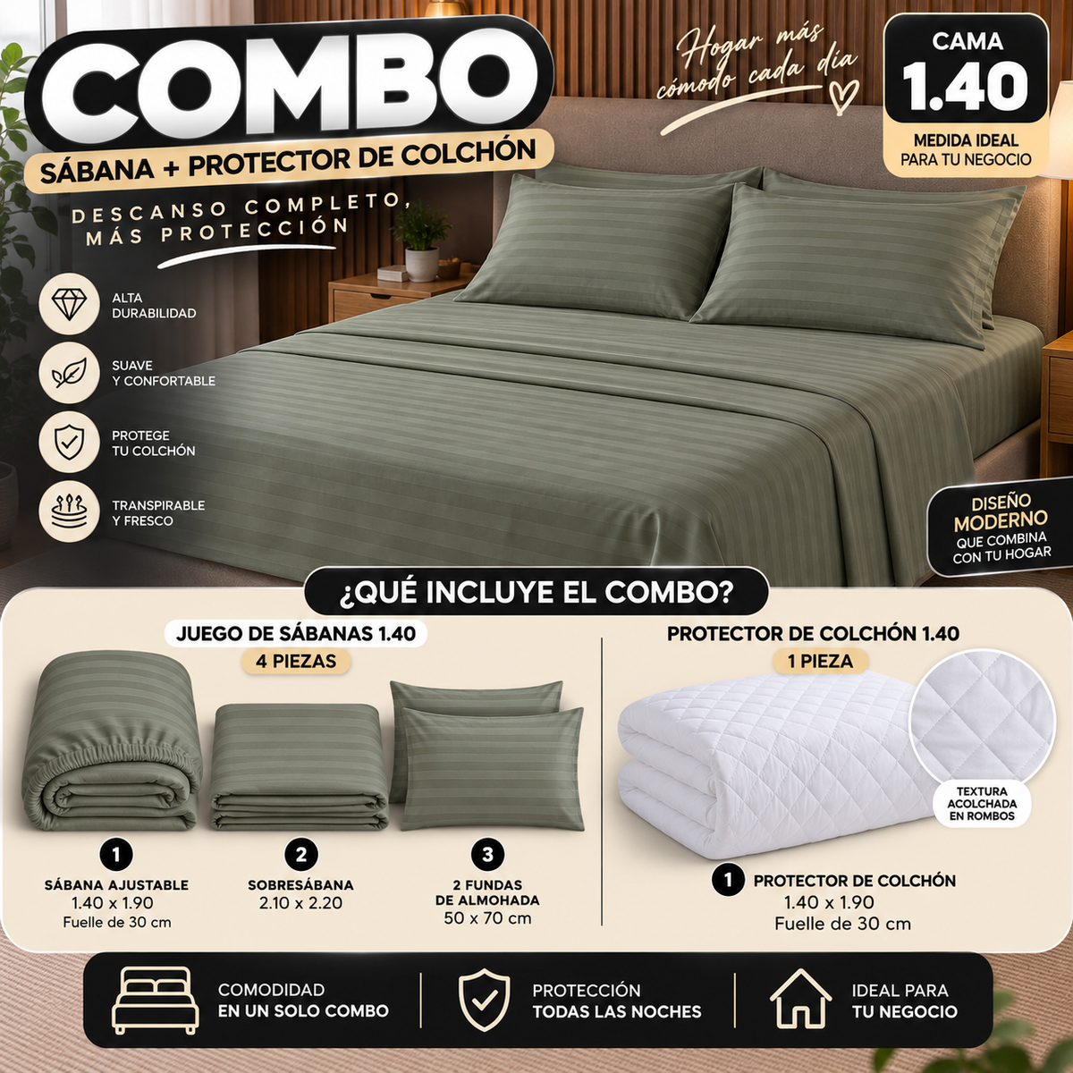 ¡Combo! Sabana + Protector