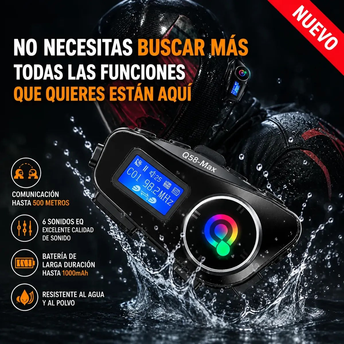 Combo: 2 Intercomunicadores MotoCom Q58