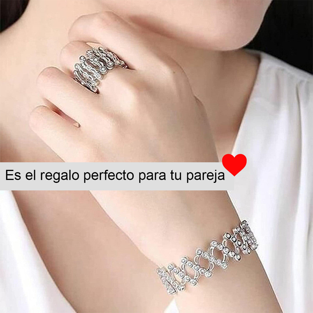 Combo: Anillo + Pulsera 2 en 1