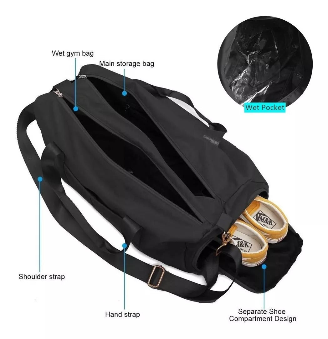 Bolso Deportivo Para Gimnasio Mujer Y Hombre