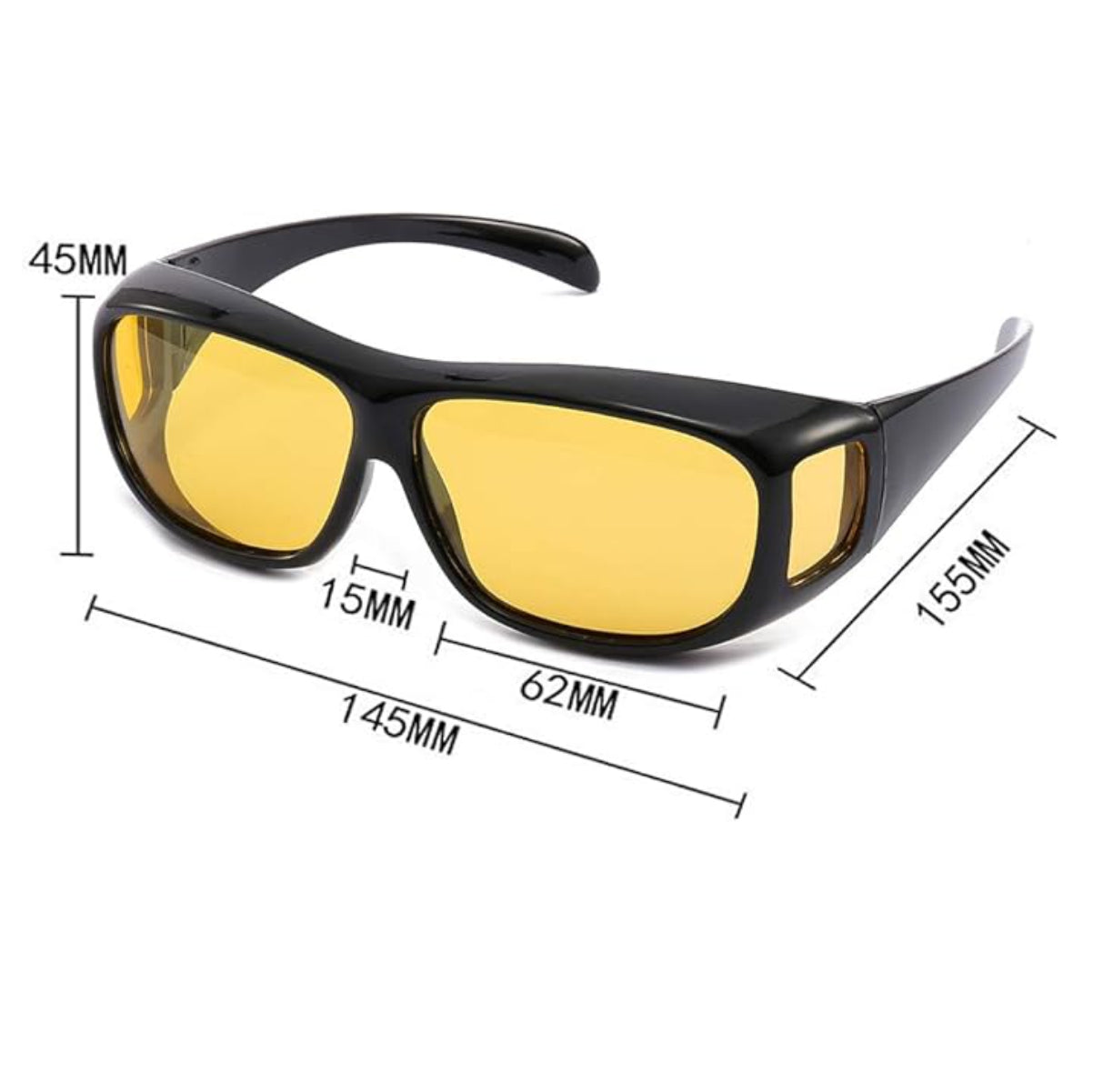 Gafas Unisex Lentes HD Visión Filtro UV Par 2