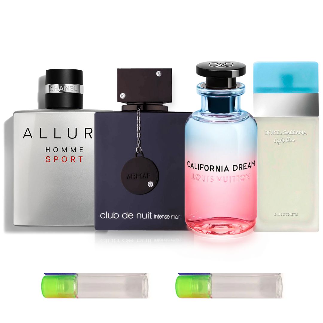 Combo Familiar: Allure + Club de Nuit + California Dream + Ligth Blue + 2 Roll-On