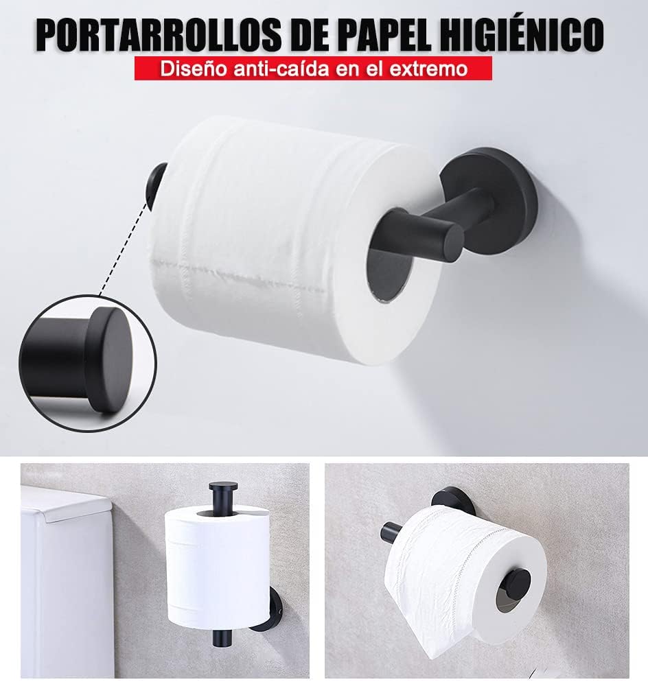 Juego Sets de Accesorios Para Baño Inoxidable