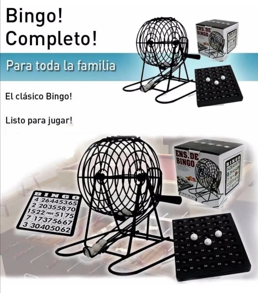 Bingo Juego Familiar Completo