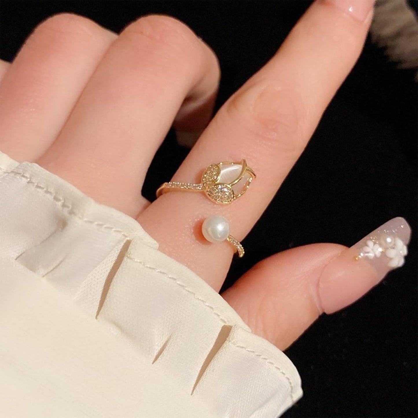 Anillo Flor Tulipán