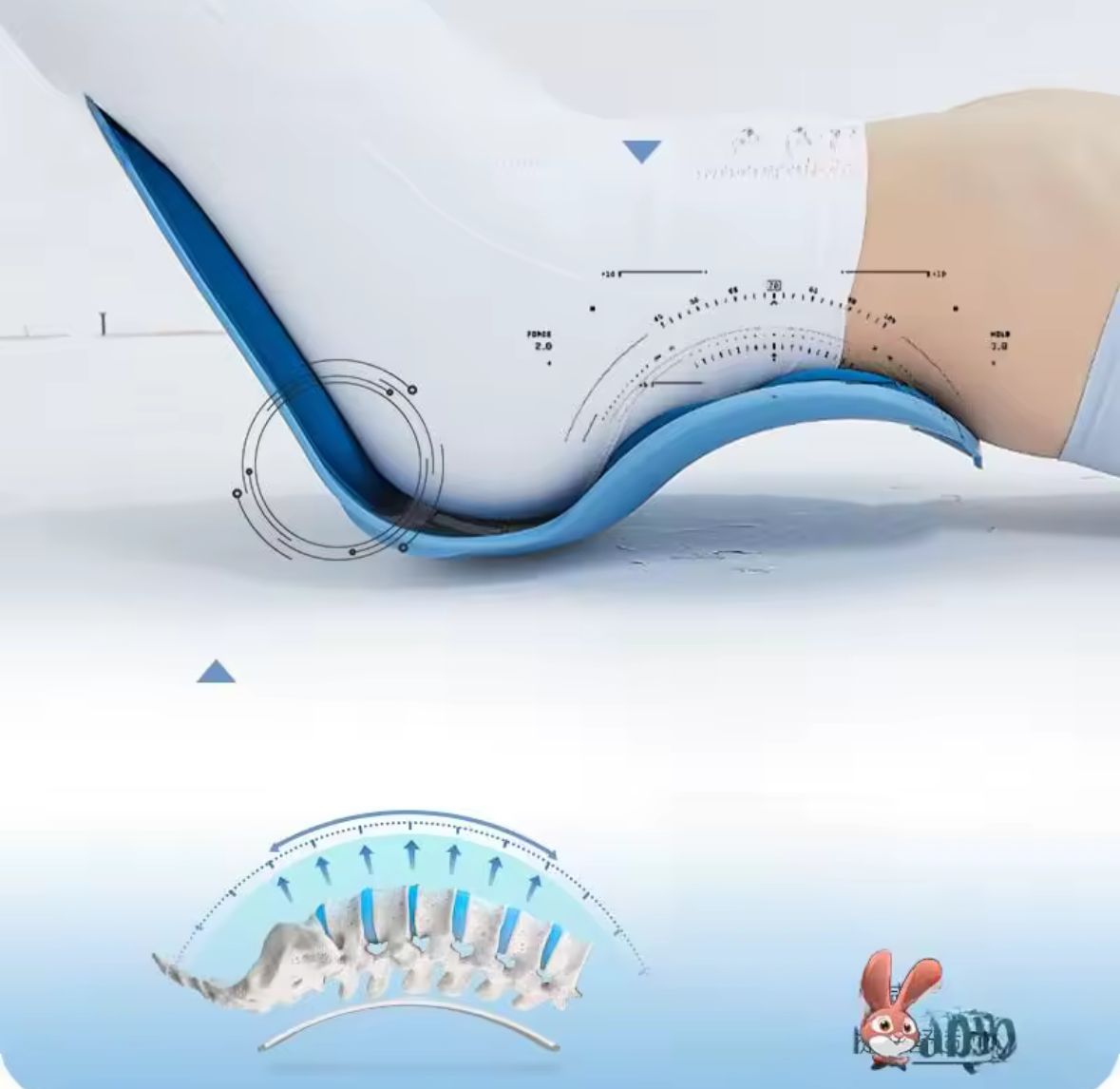 Protector Lumbar Cintura Asiento Correcto