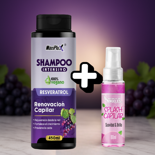 Combo: Champú Resveratrol Renovación Capilar + Splash Capilar