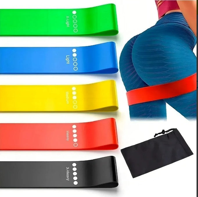 Bandas de Resistencia X5 PZ Yoga Pilates