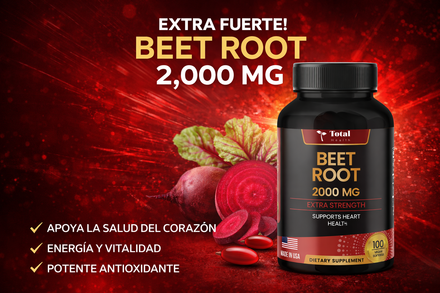 Beet Root Remolacha Total Health
