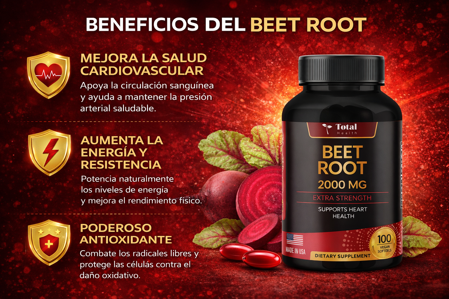 Beet Root Remolacha Total Health
