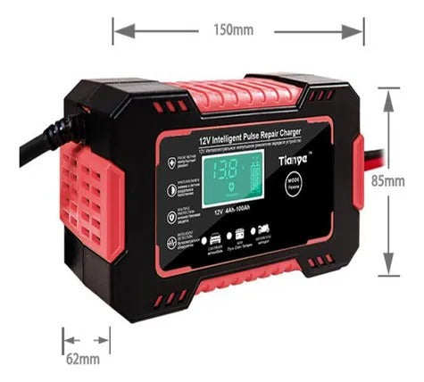 Iniciador Cargador Batería Carro Moto12v