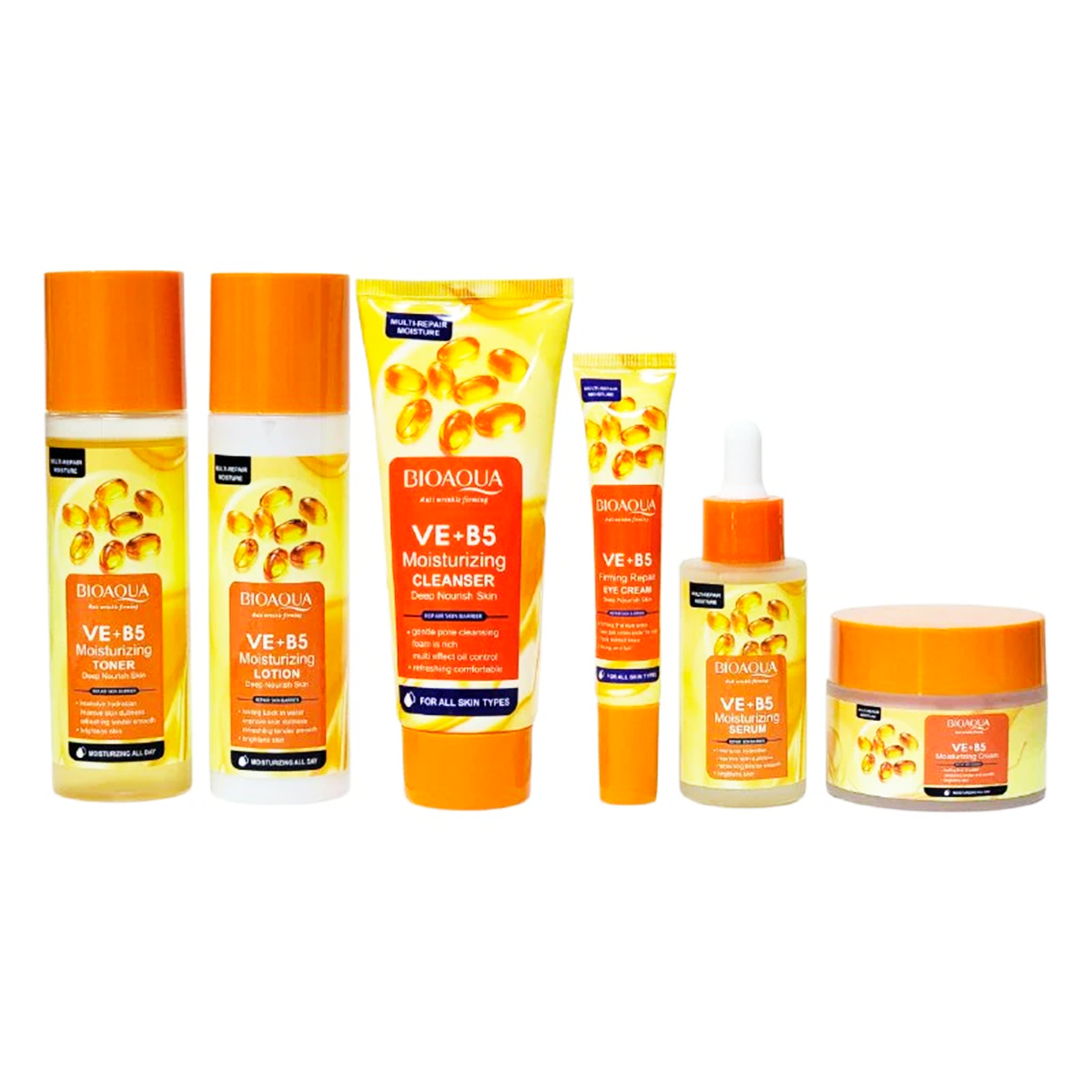 Kit Vitamina E+B5 Bioaqua 6 Piezas