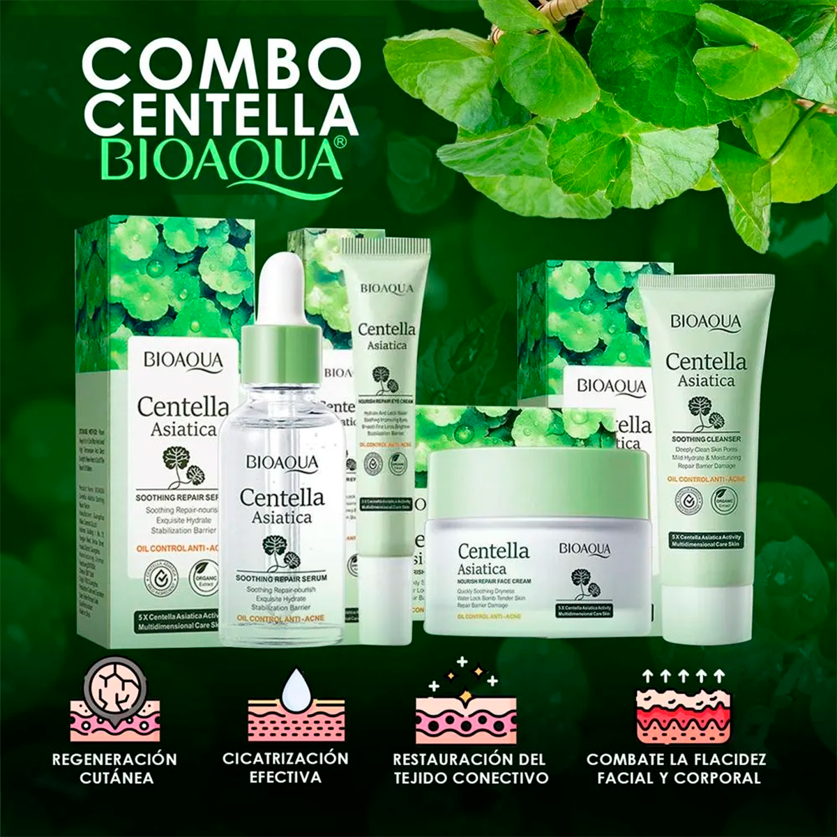 Kit Reparación Cutánea Centella Bioaqua