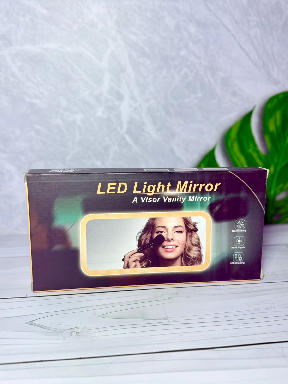 Espejo Para Carro de Maquillaje Luz Led