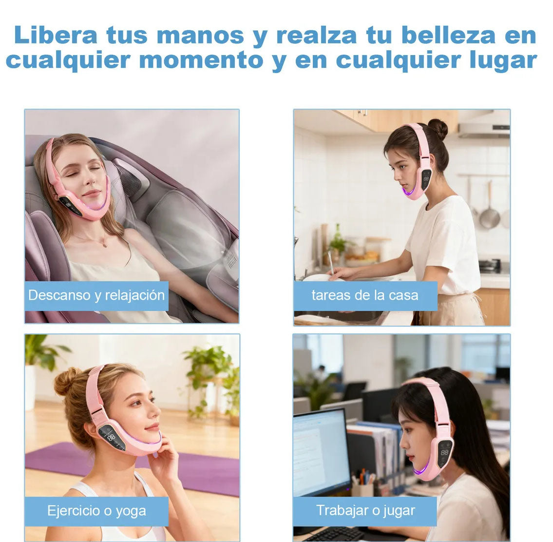 Perfilador Rostro Masajeador facial LED