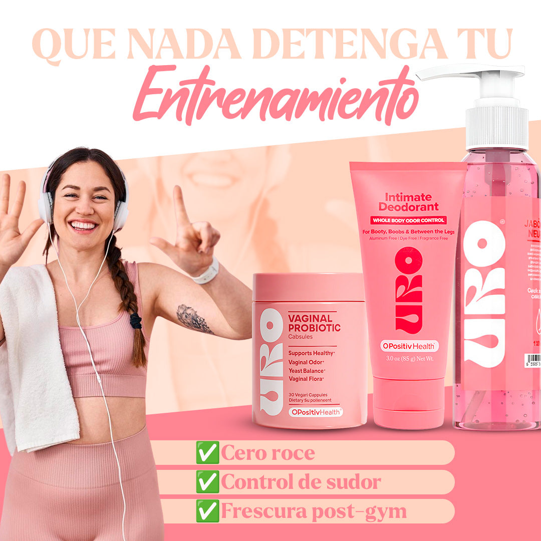 Combo Kit Uro Probiótico Desodorante Jabón