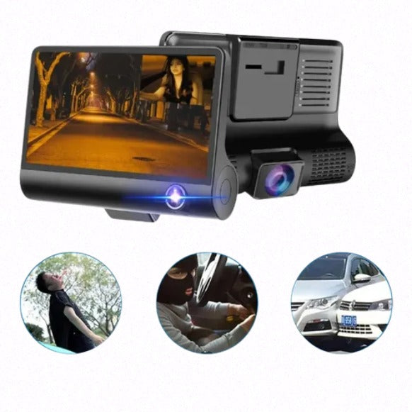 Espejo Retrovisor con Cámara Dual HD