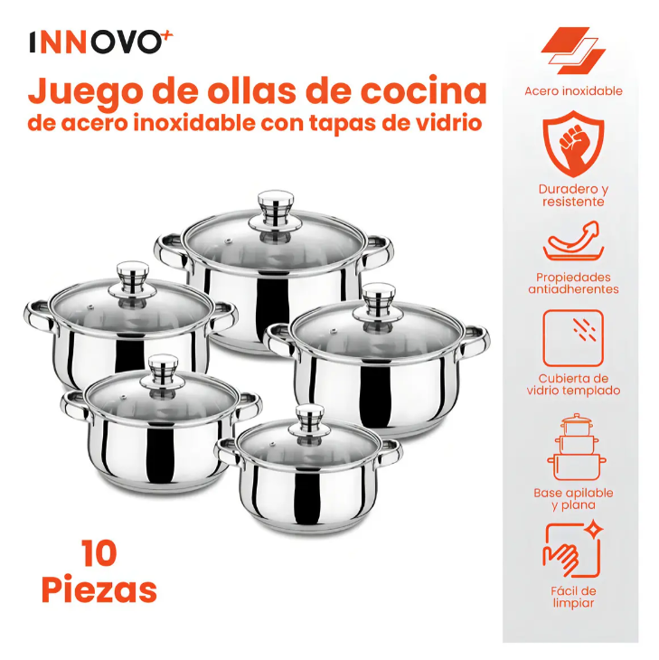 Set de Ollas Soup Pot X 10 Piezas