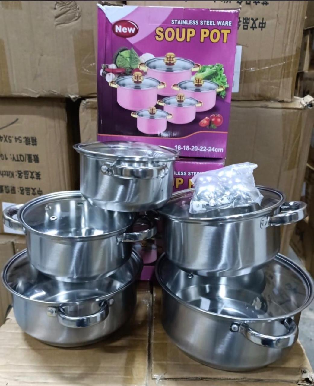 Set de Ollas Soup Pot X 10 Piezas