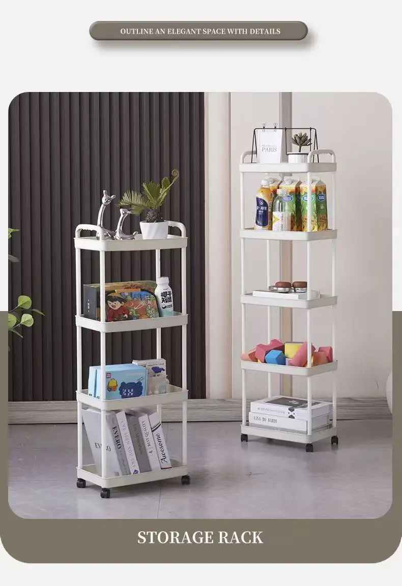 Estantes de Plástico Multicapa para Baño