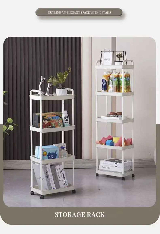 Estantes de Plástico Multicapa para Baño