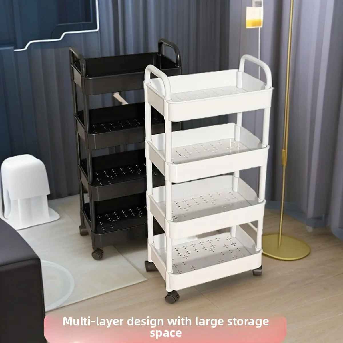 Estantes de Plástico Multicapa para Baño
