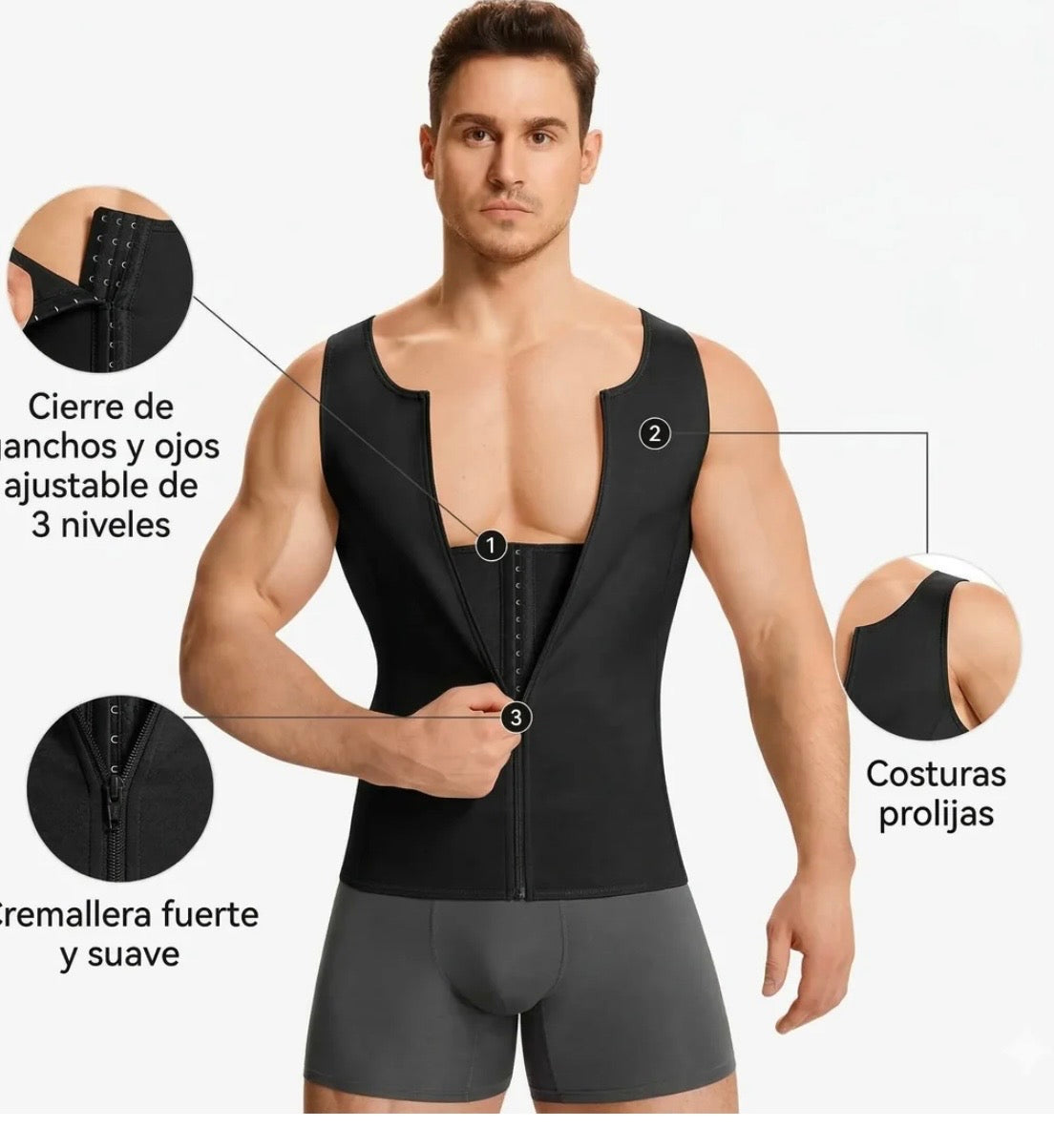Chaleco Moldeador Hombre