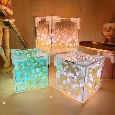 Lampara Jardin Tulipanes Para Armar