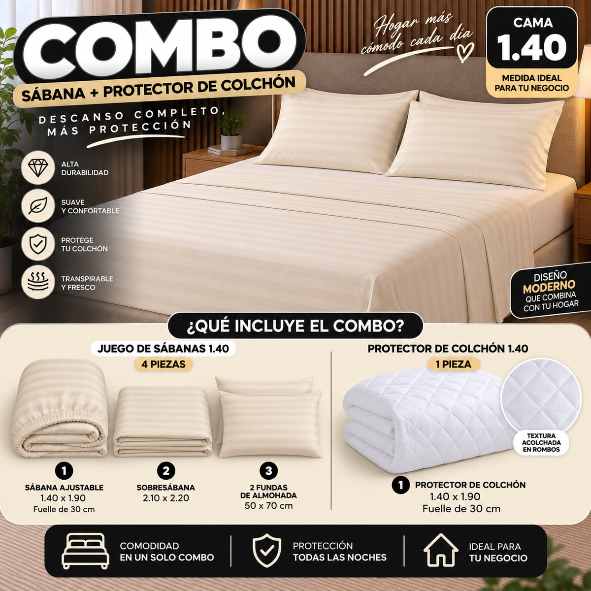 ¡Combo! Sabana + Protector