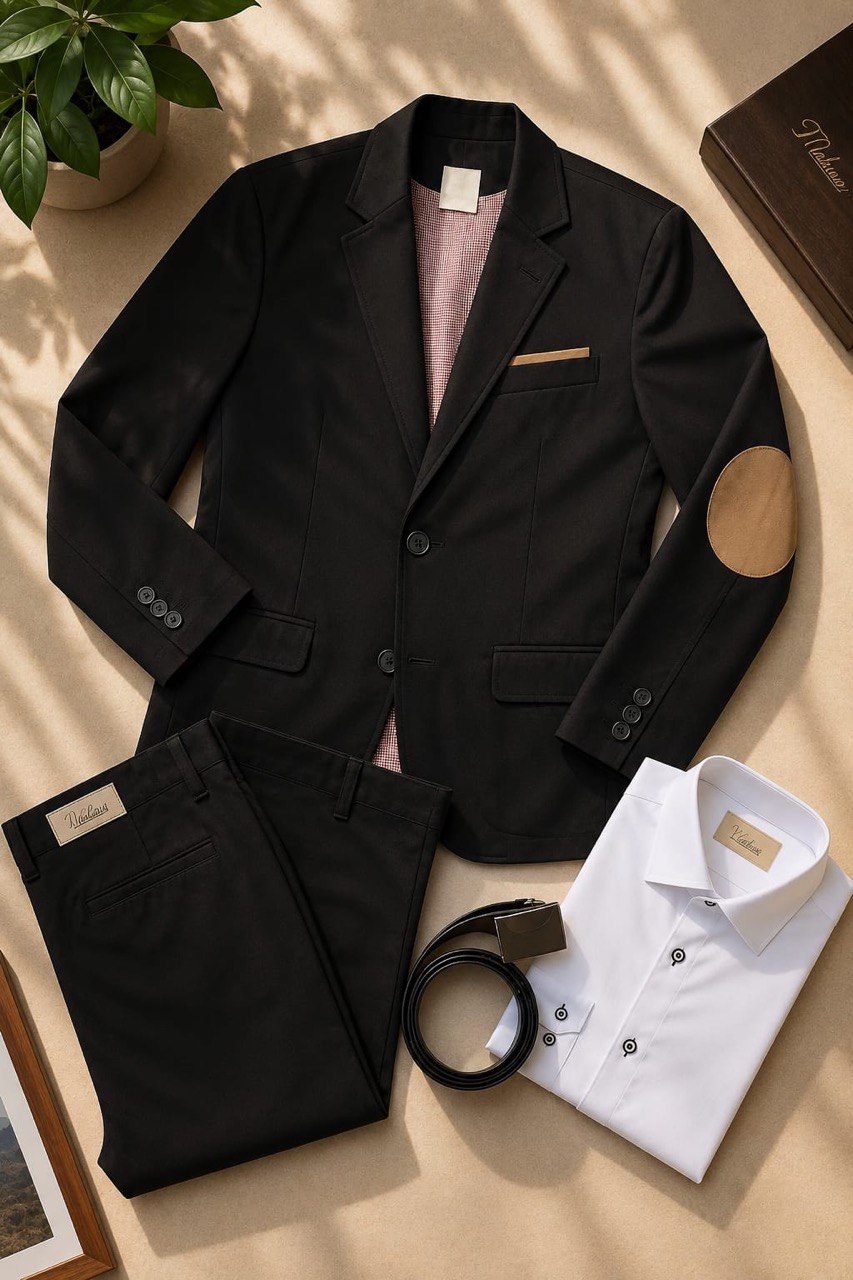 Combo Niño: Blazer, Camisa, Correa y Pantalón