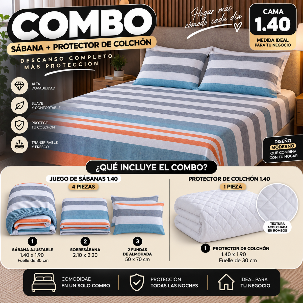 ¡Combo! Sabana + Protector