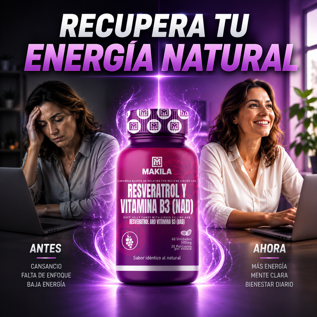 Resveratrol con Vitamina B3