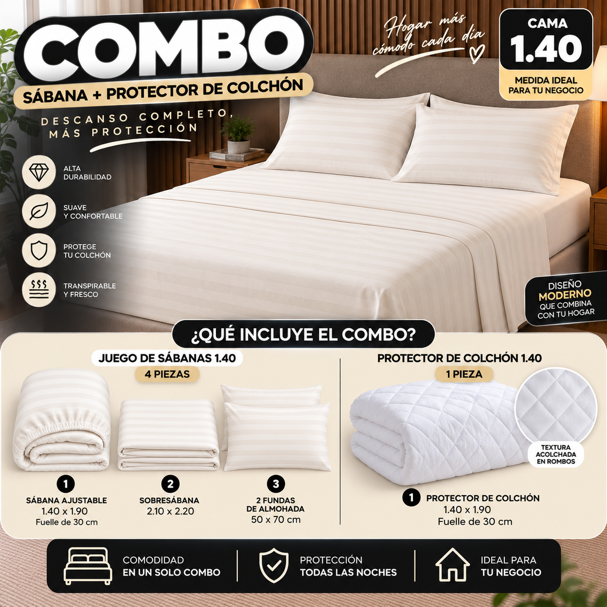 ¡Combo! Sabana + Protector