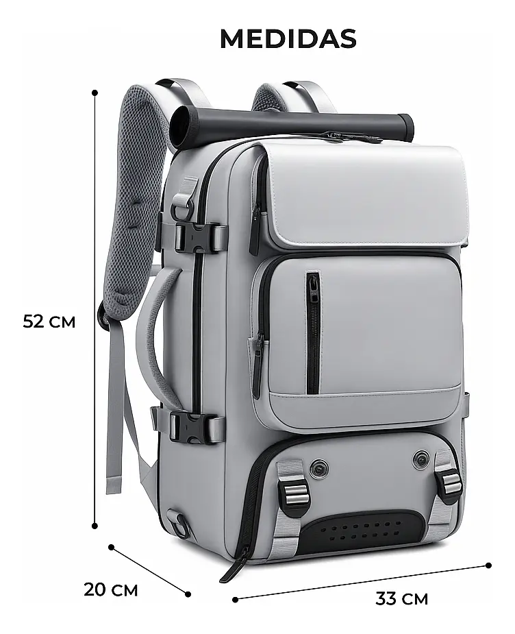 Maleta Multifuncional Viajera Gris