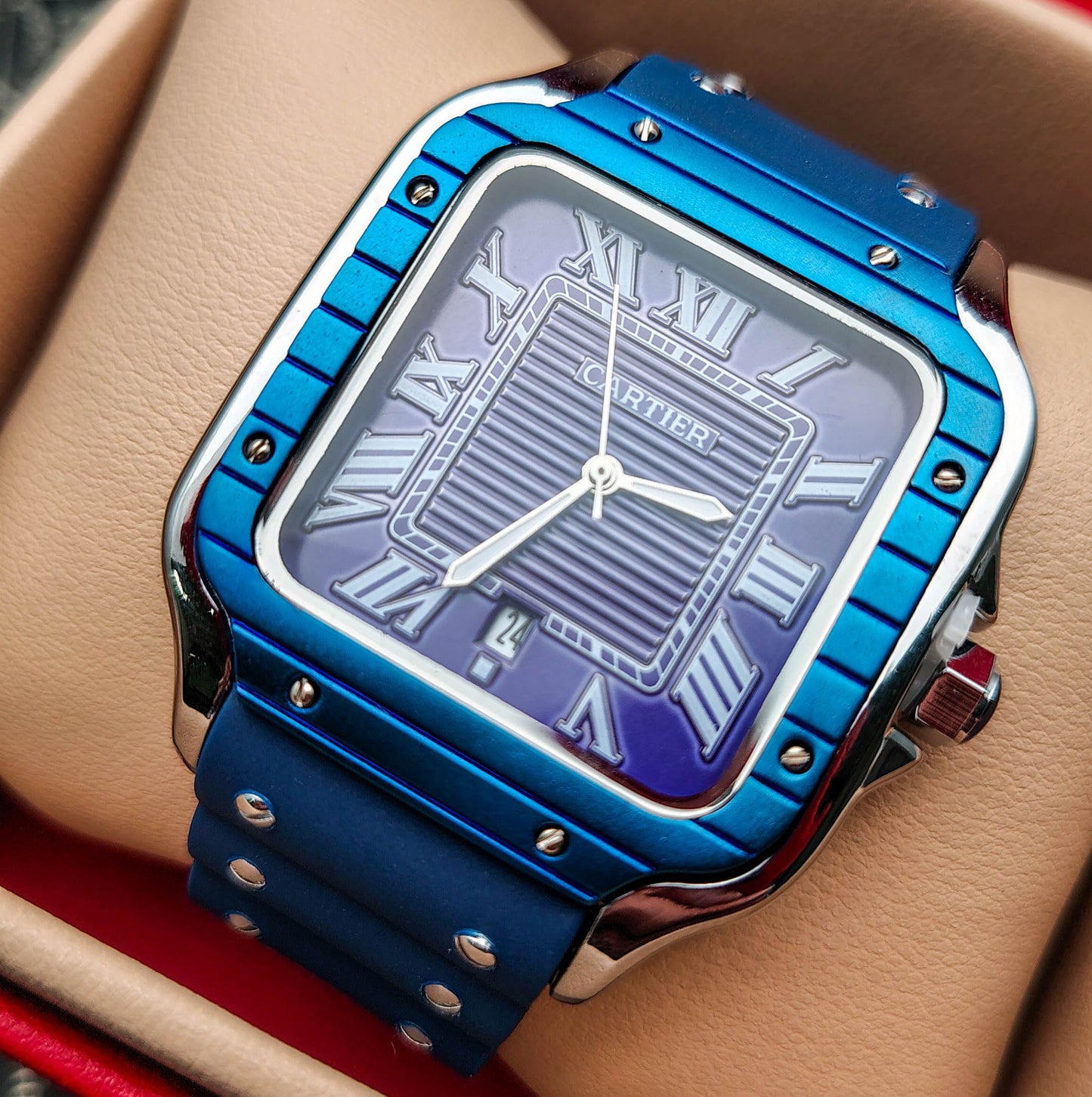 Reloj Caballero Cartier Santos