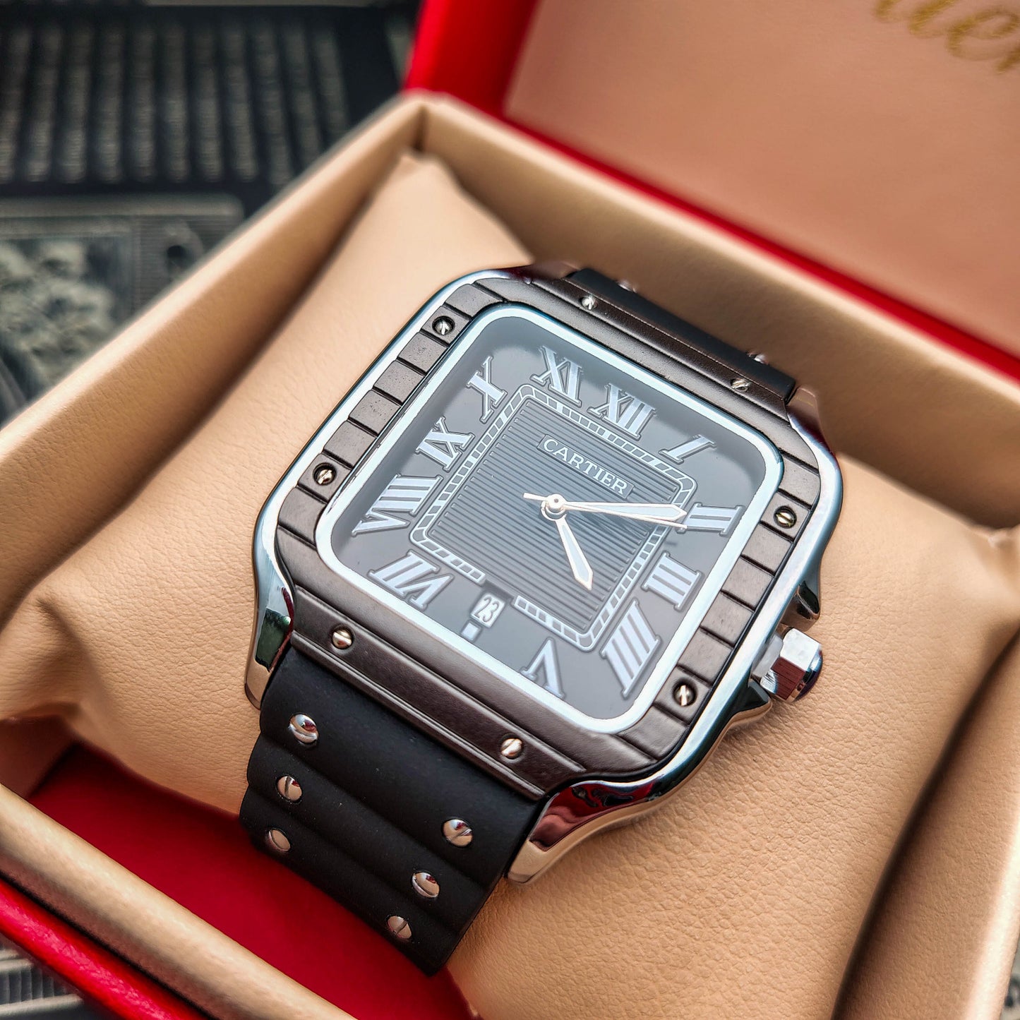 Reloj Caballero Cartier Santos