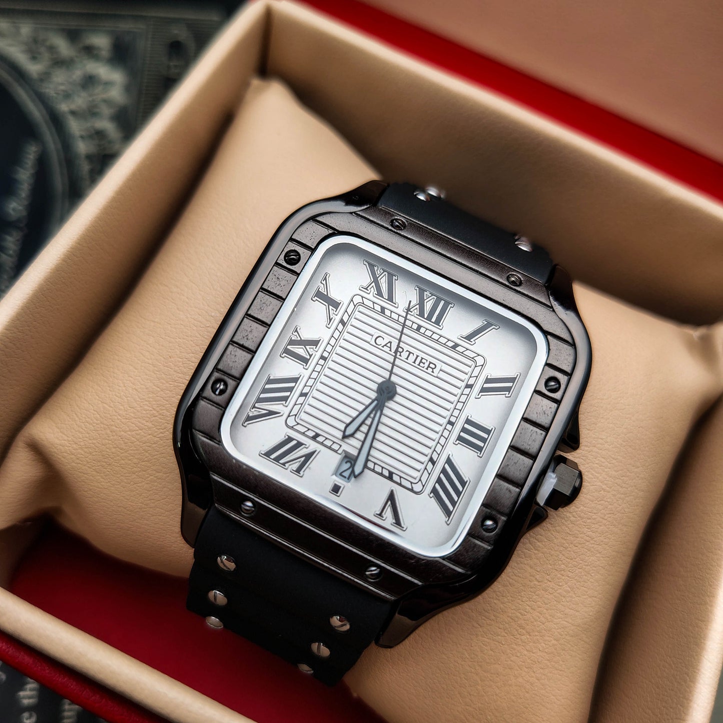 Reloj Caballero Cartier Santos