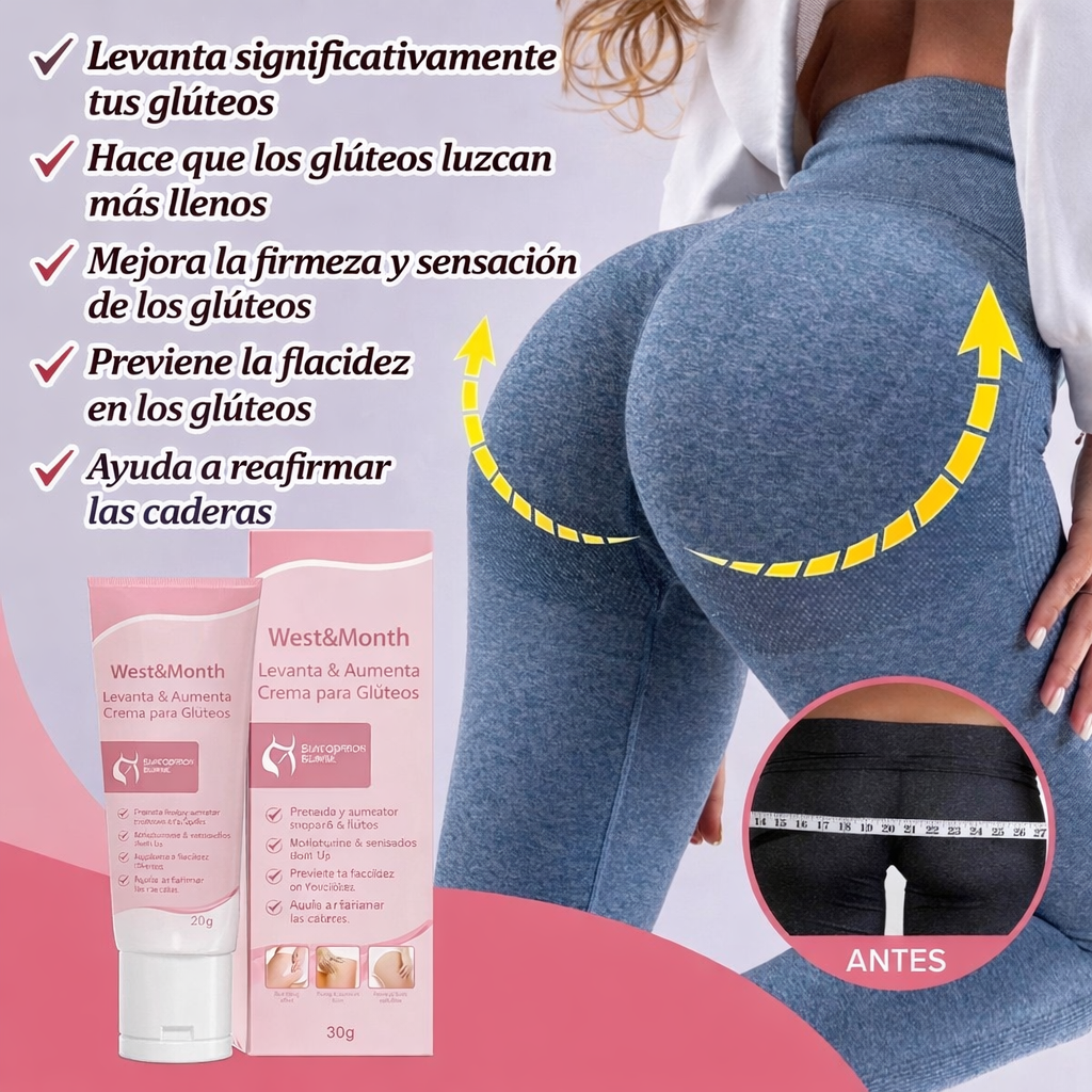 Reafirmante Crema Realce de Glúteos