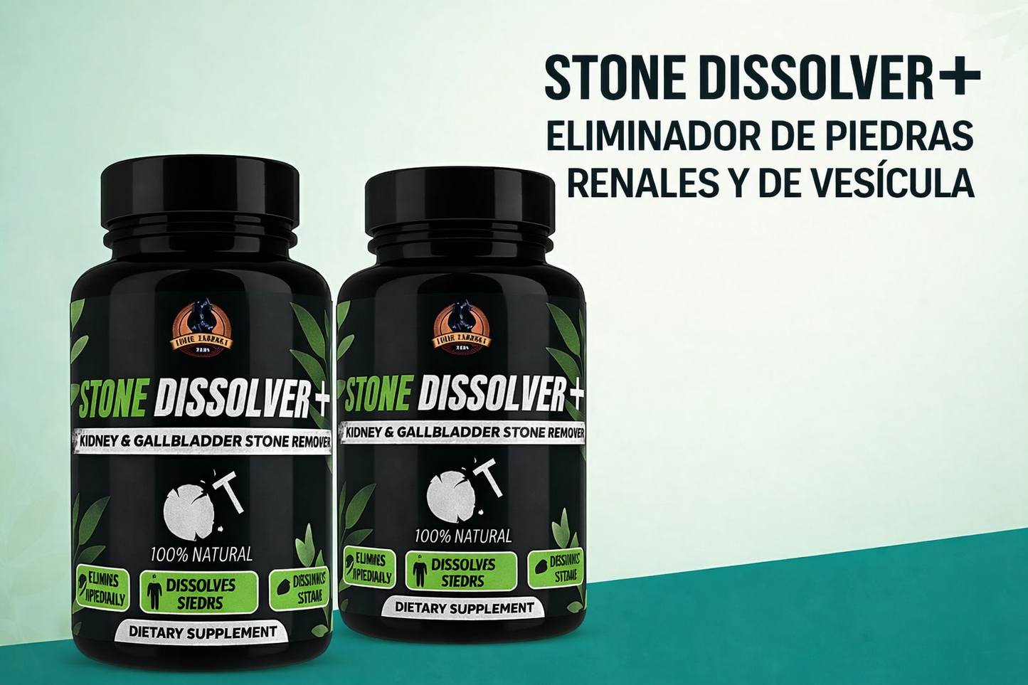 Tratamiento Renal Stone Dissolver. ¡Promoción 2 Frascos x 20 cápsulas!