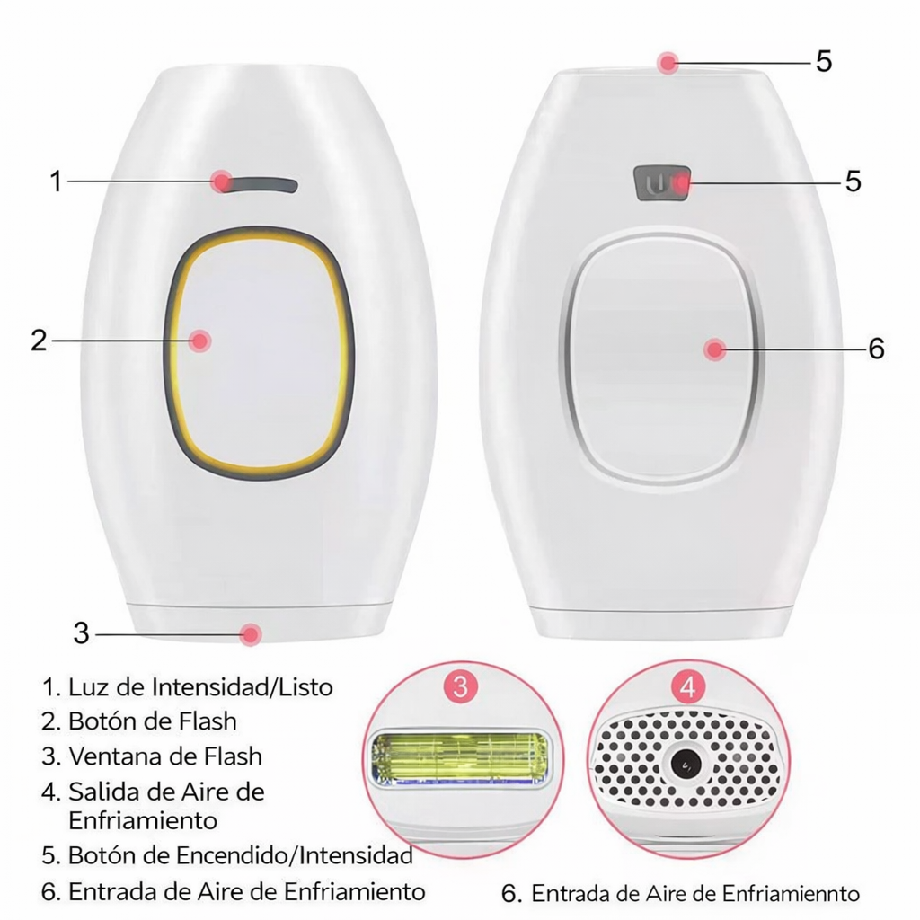 Depiladora Laser Permanente IPL