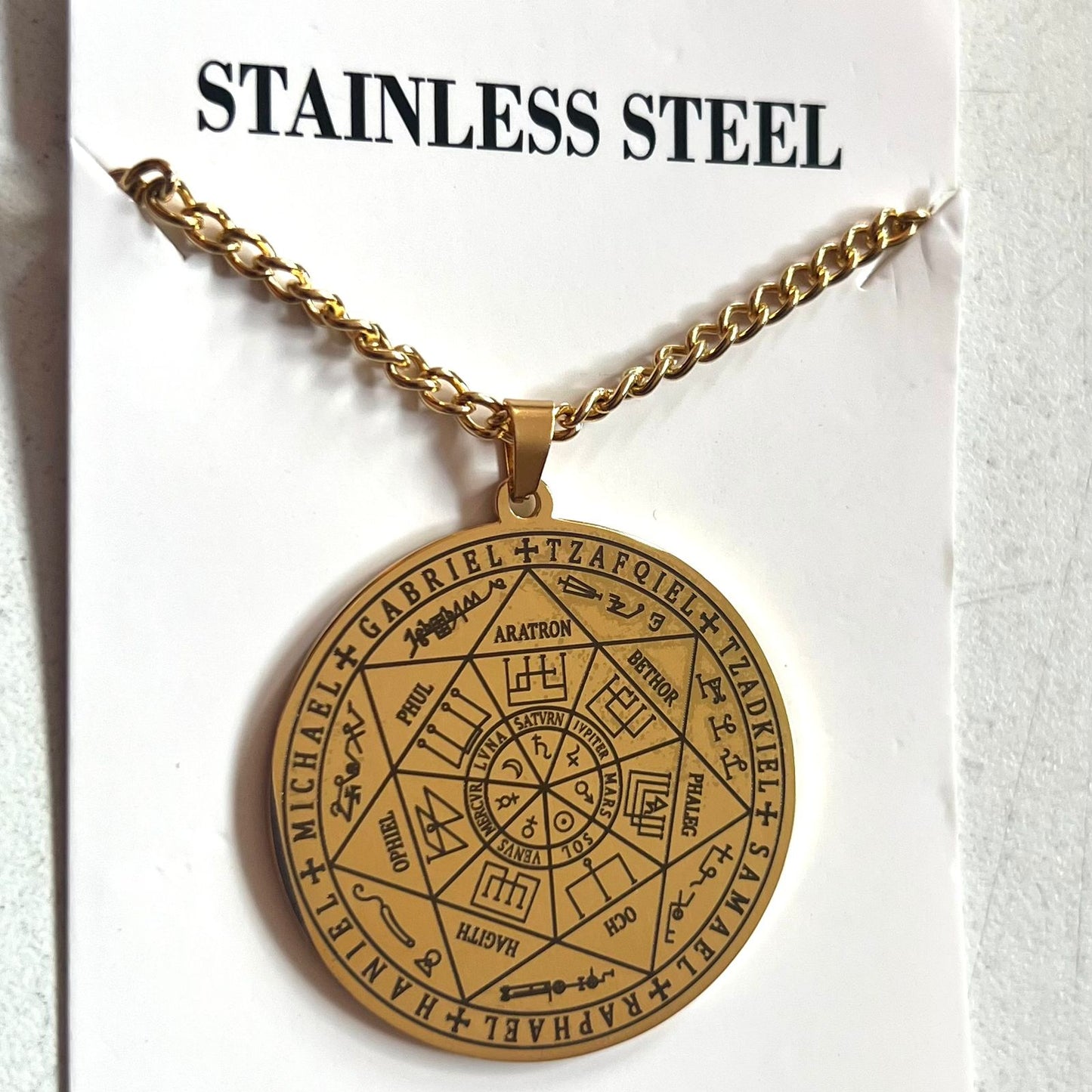 Collar Amuleto 7 Arcangeles