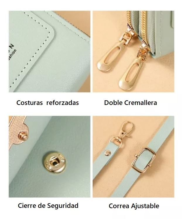 Combo Dama: 2 Carteras Porta Celular