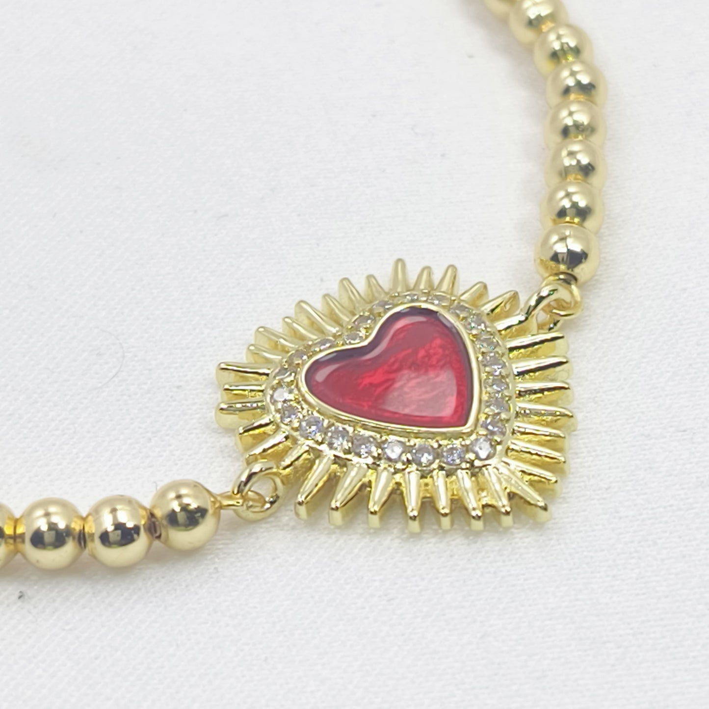 Combo Corazón de Jesús Collar y Pulsera